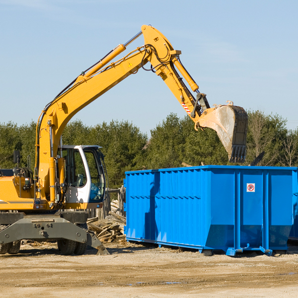 what size residential dumpster rentals are available in Troy Mills IA